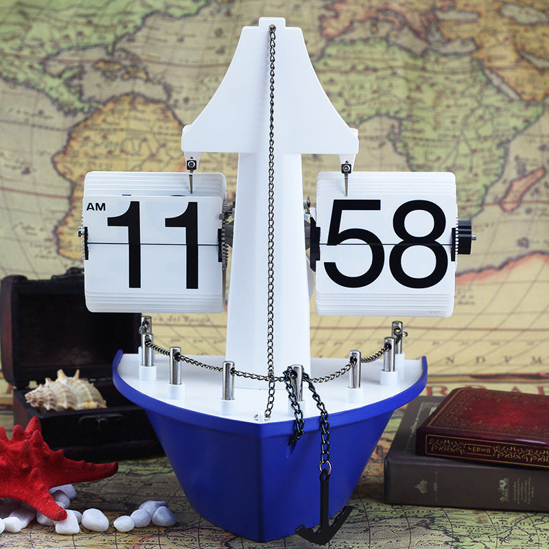 Explorer Ship Flip Clock