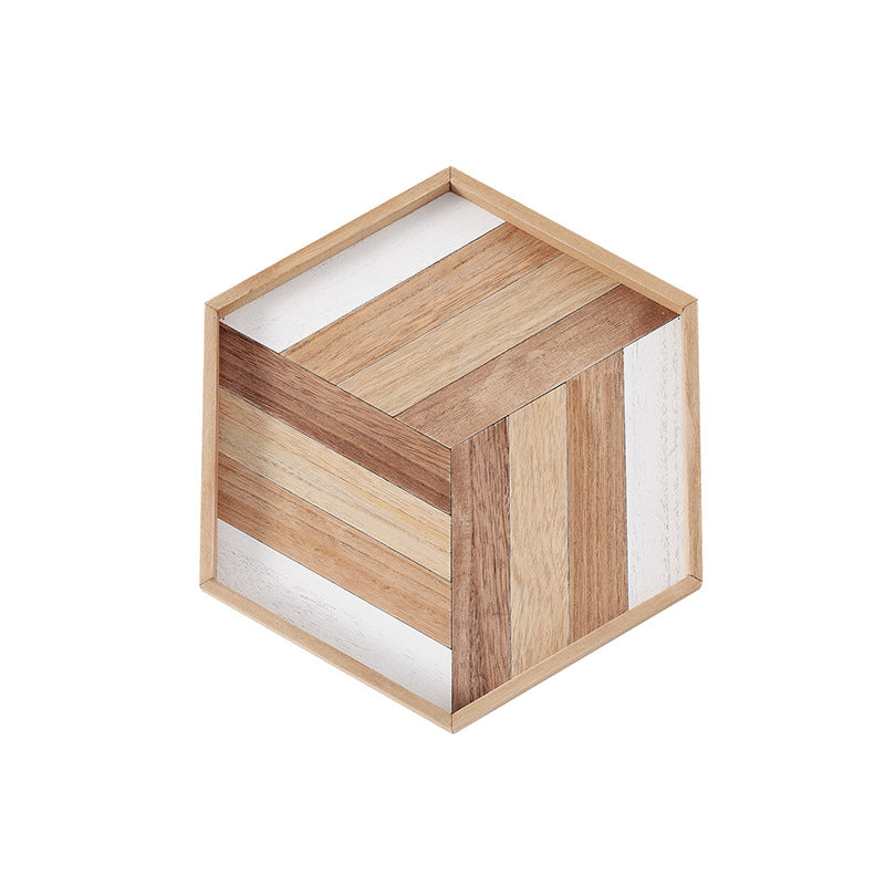 Boho Hexagon Combi Wood Tray
