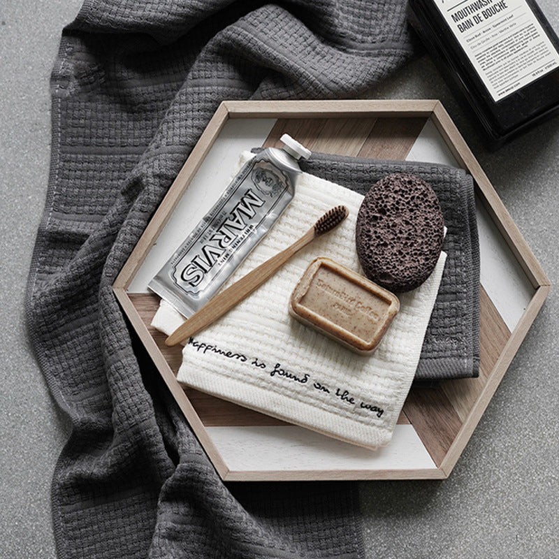 Boho Hexagon Combi Wood Tray