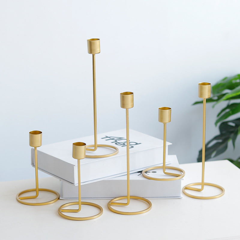 Brass Standing Candle Holder
