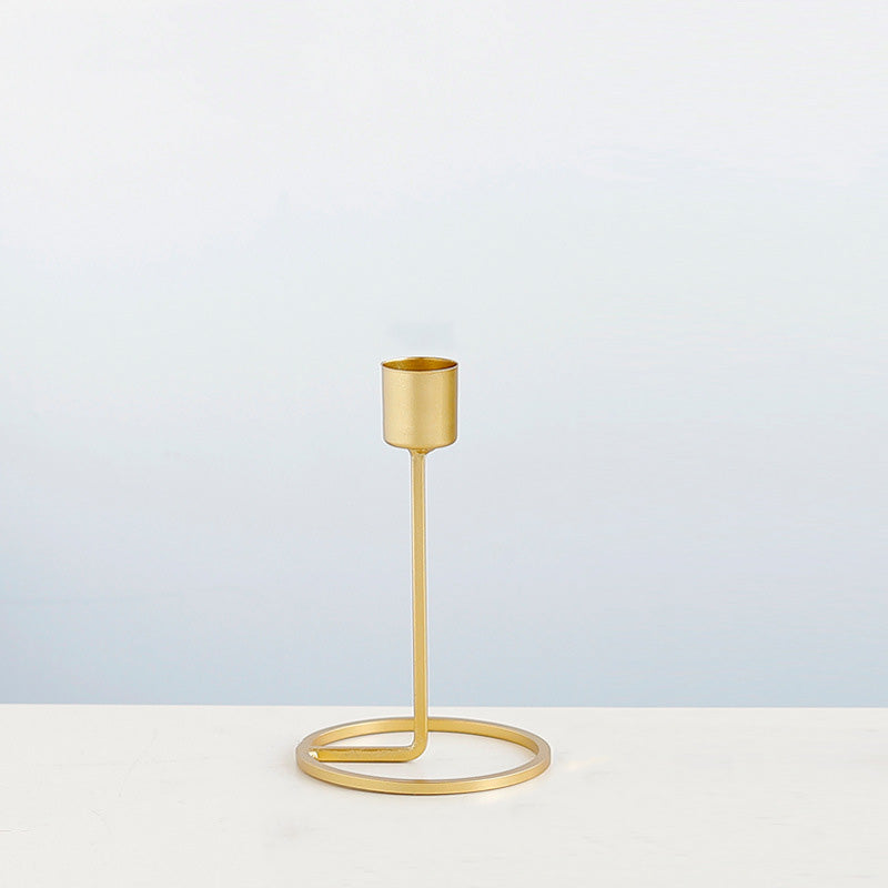 Brass Standing Candle Holder