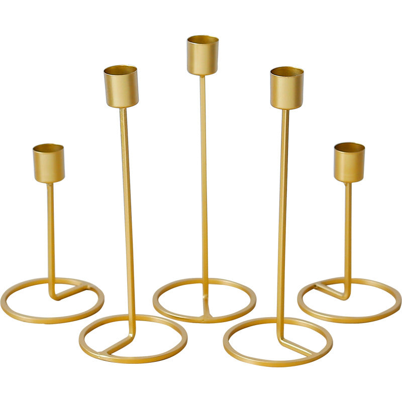 Brass Standing Candle Holder