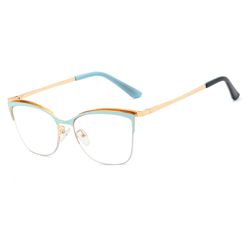 Browline Half-Rim Glasses 95661
