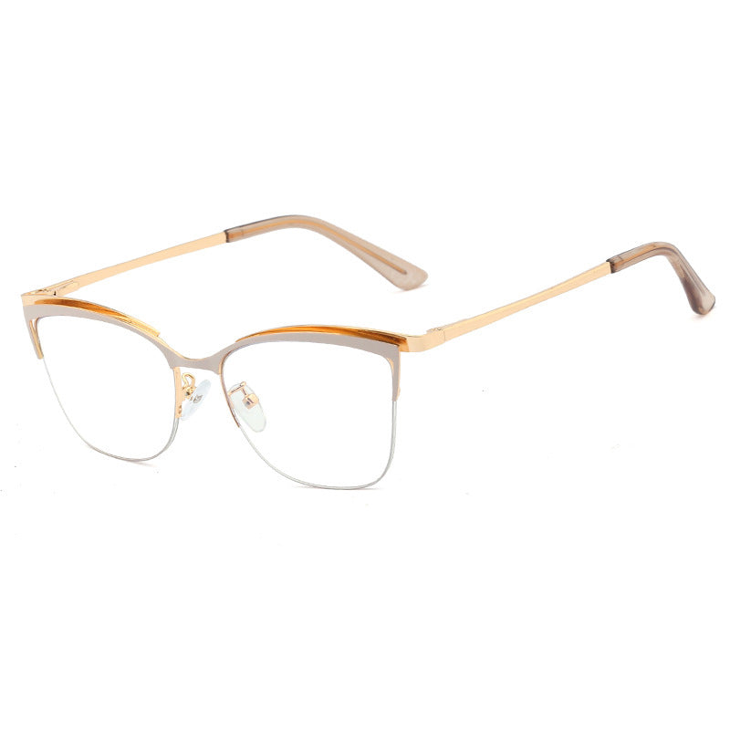 Browline Half-Rim Glasses 95661