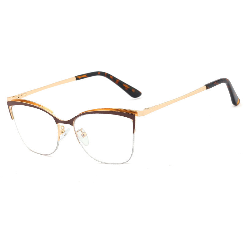 Browline Half-Rim Glasses 95661