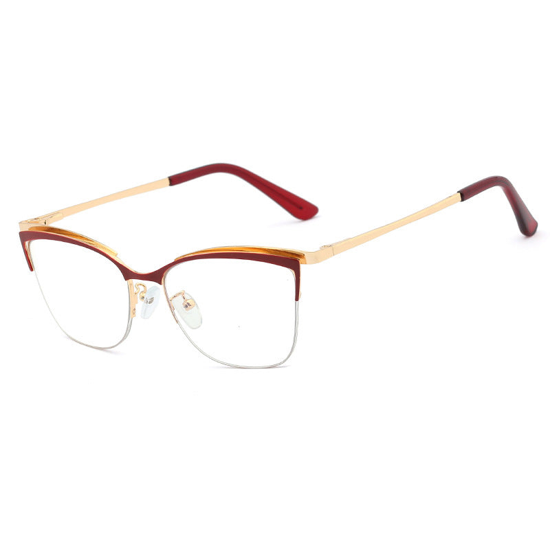 Browline Half-Rim Glasses 95661
