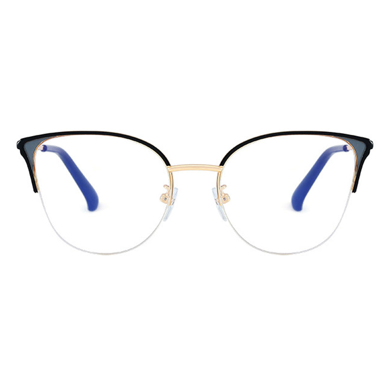 Browline Half-Rim Glasses 95776