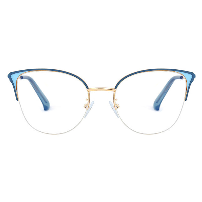 Browline Half-Rim Glasses 95776