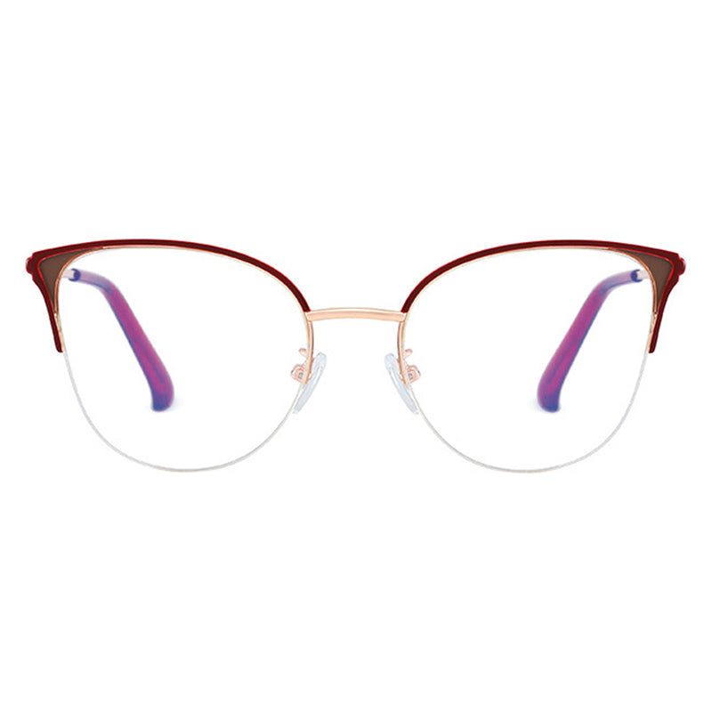Browline Half-Rim Glasses 95776