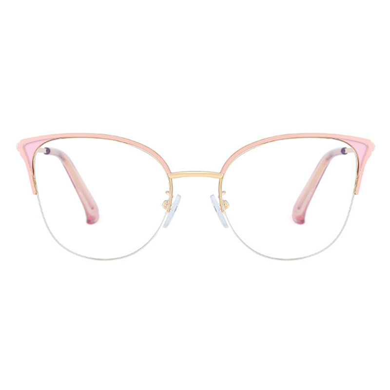 Browline Half-Rim Glasses 95776