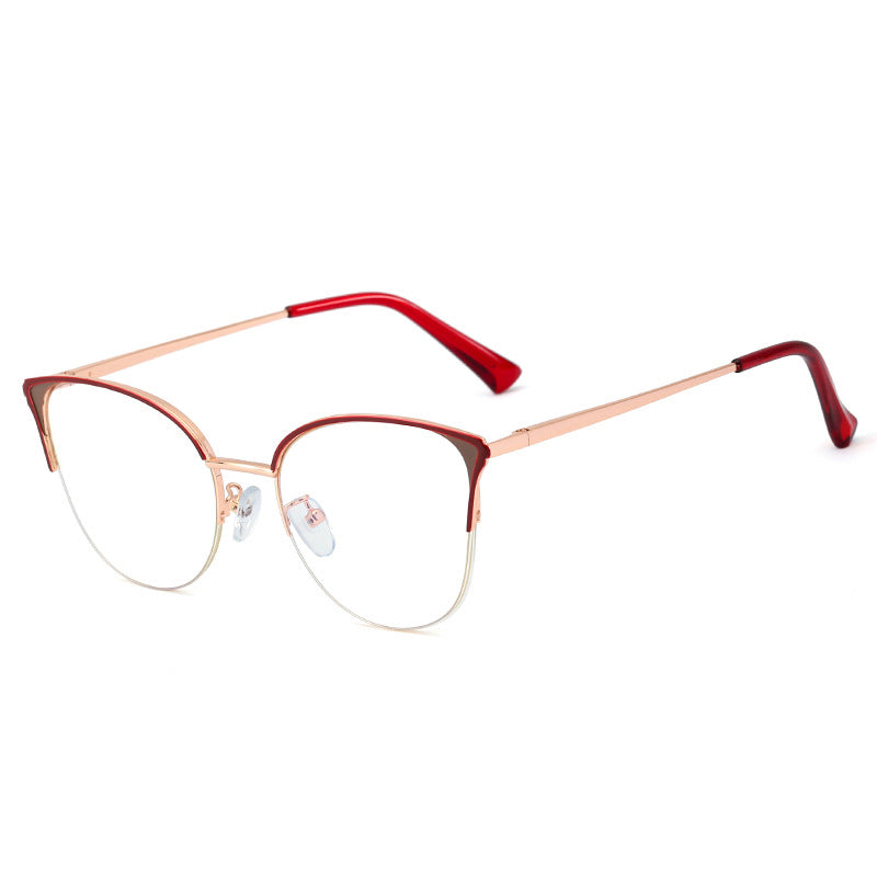 Browline Half-Rim Glasses 95776