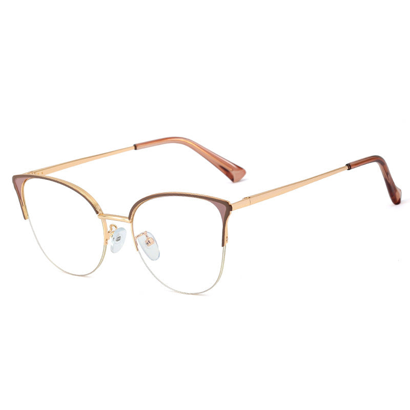 Browline Half-Rim Glasses 95776