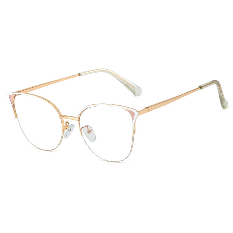 Browline Half-Rim Glasses 95776