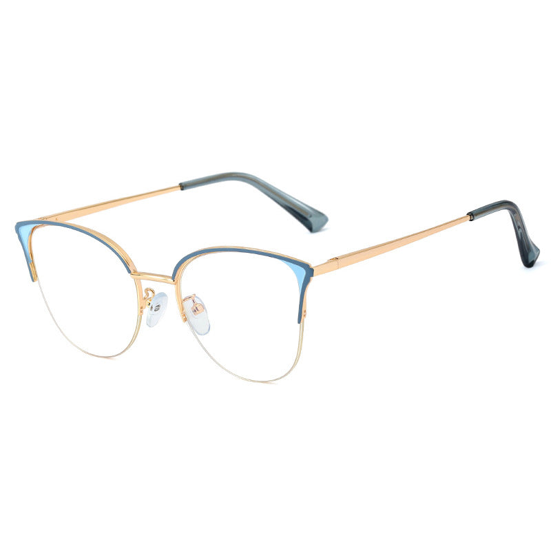 Browline Half-Rim Glasses 95776