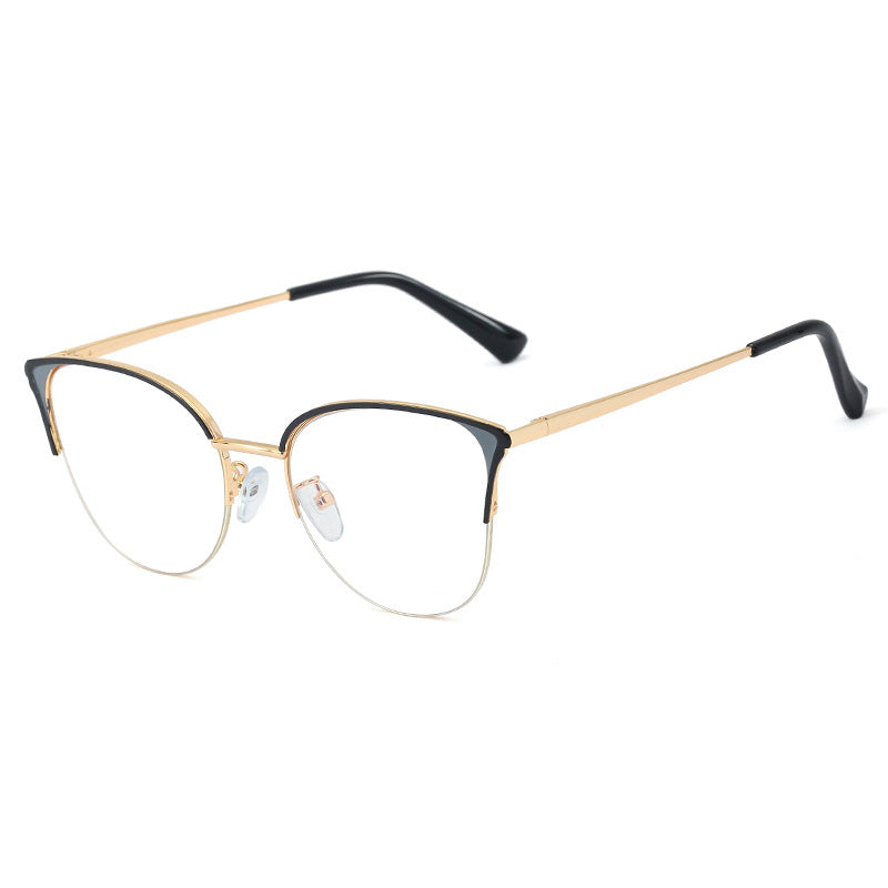 Browline Half-Rim Glasses 95776