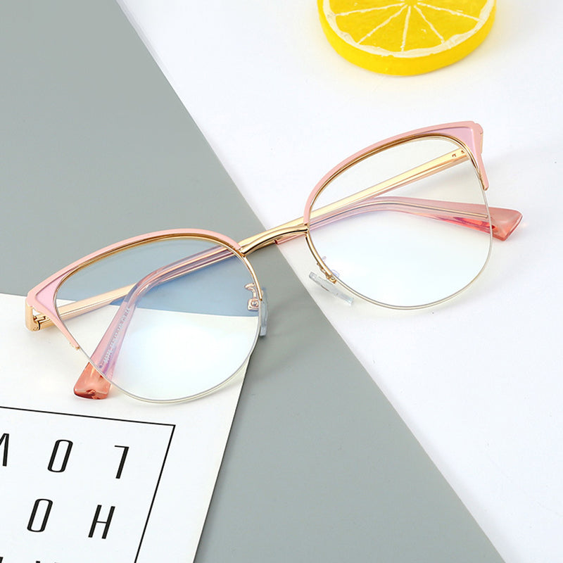 Browline Half-Rim Glasses 95776