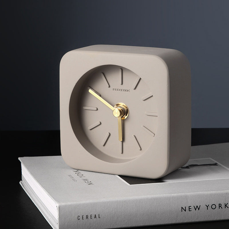 Geekcook Nordic Cement Clock