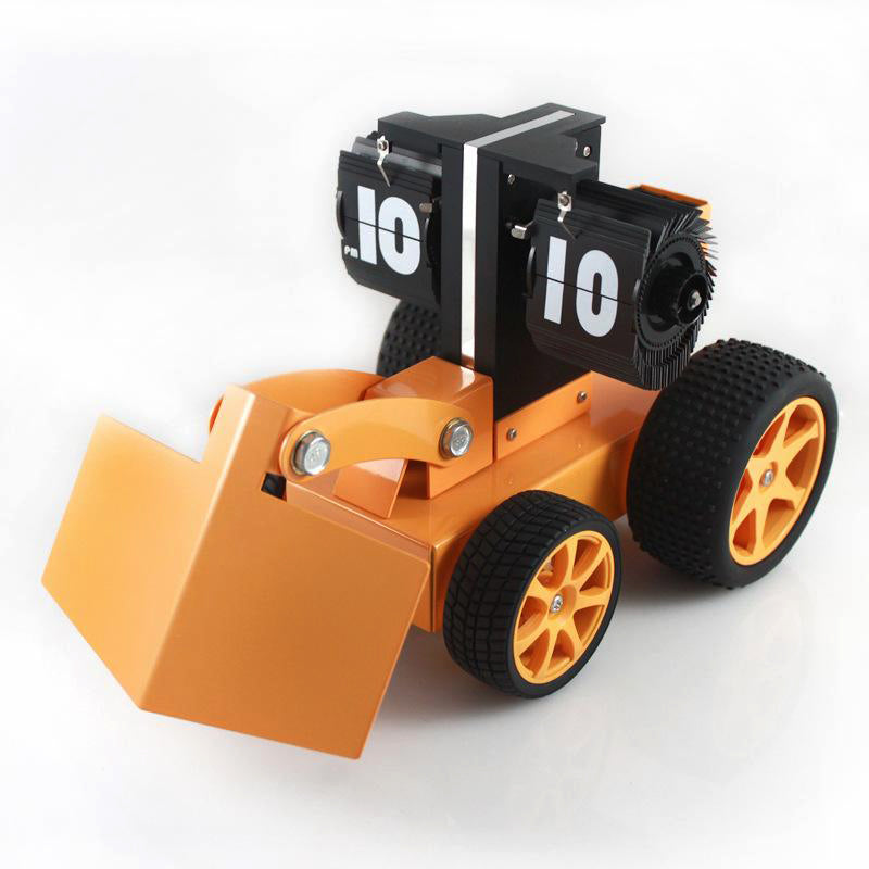 Little Engineer Vehicle Flip Clock