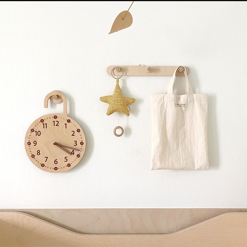 Cedrus Libani Japanese Wall Clock