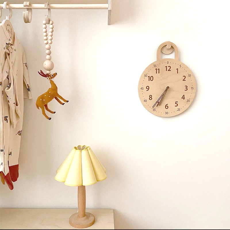 Cedrus Libani Japanese Wall Clock