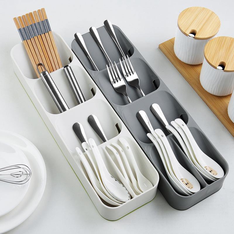 Compact Cutlery Drawer Storage Box - TOV Collection