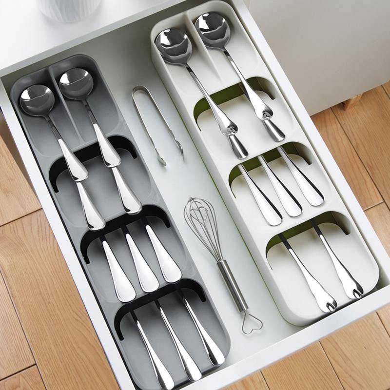 Compact Cutlery Drawer Storage Box - TOV Collection