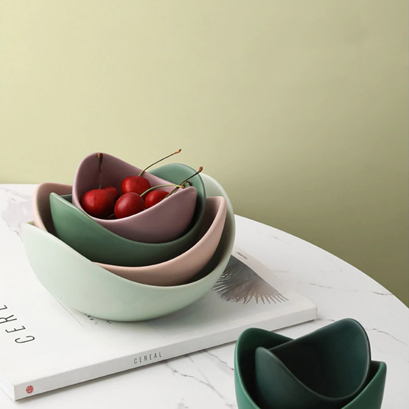 Lotus Bowl, Bamboo Salad Set