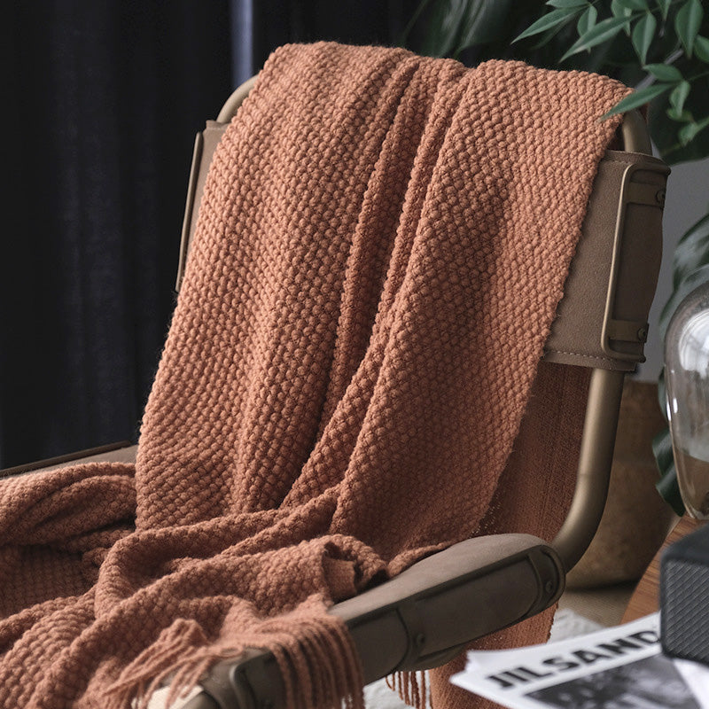Crowther Brick Fringe Throw