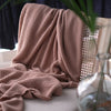 Crowther Pink Fringe Throw