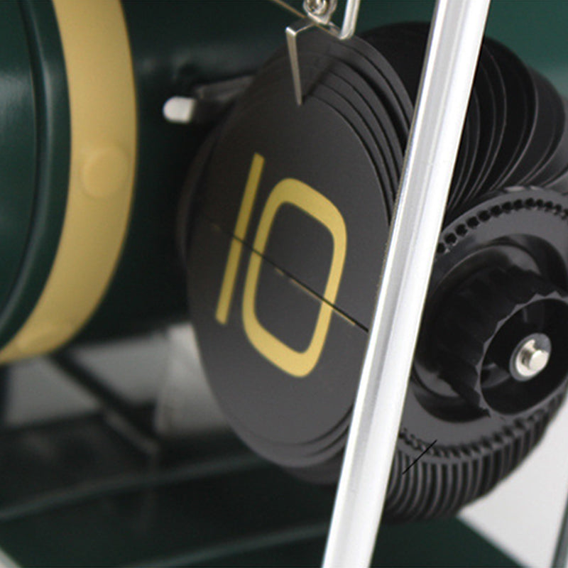 Retro WW2 Plane Page Flipping Clock