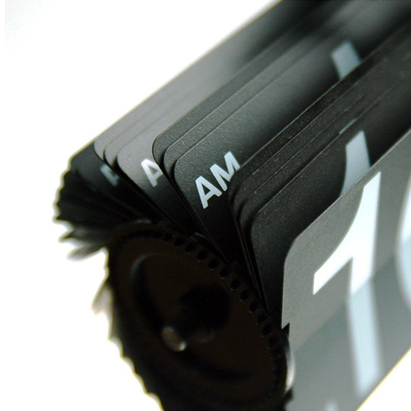 Bicycle Page Flip Clock