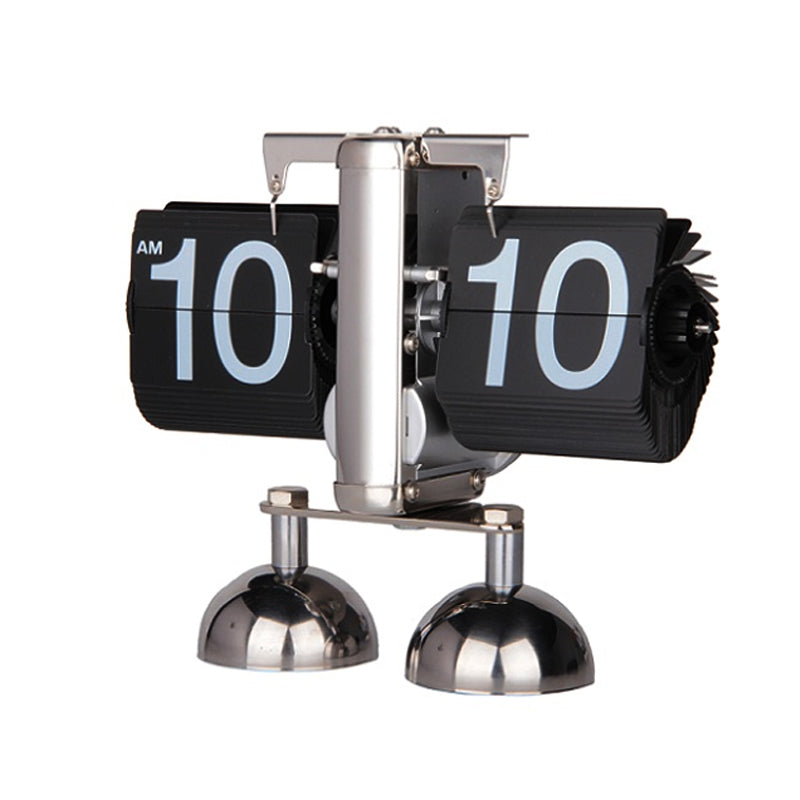 Retro Nordic Scale Double Base Flip Clock