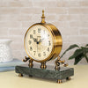 Runa Armens Ein Nordic Marble Copper Desk Clock