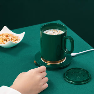 Coffee Mug Warmer With ceramic Cup usb Cable & Cup Warmer Set For