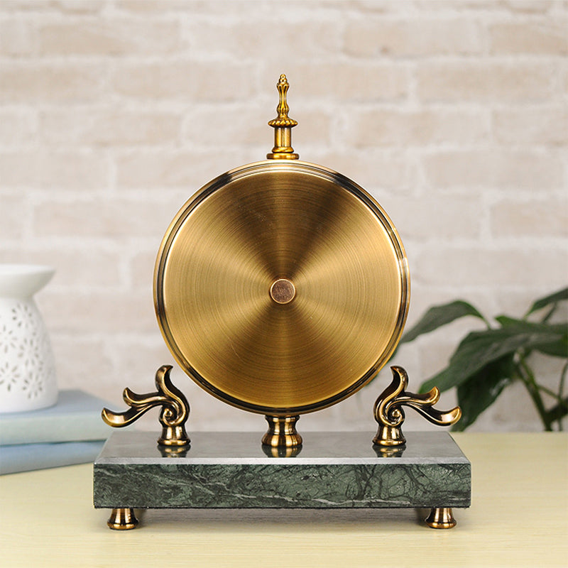 Runa Armens Ein Nordic Marble Copper Desk Clock