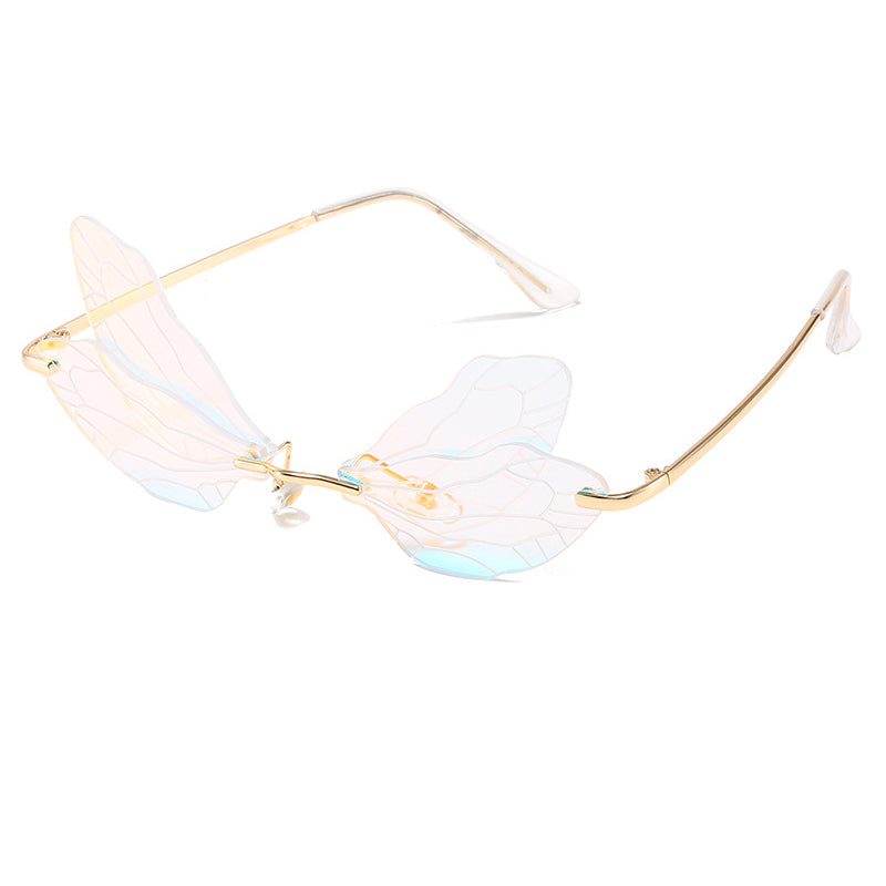 Dragonfly Rimless Glasses NK2006