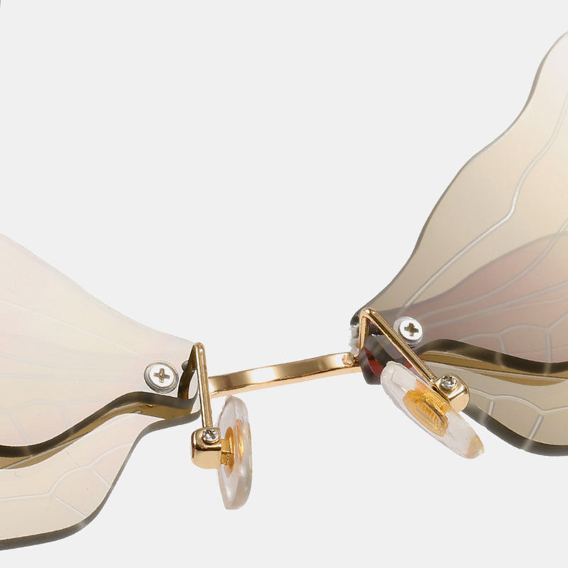 Dragonfly Rimless Glasses NK2006