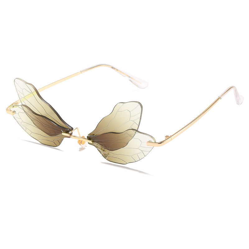 Dragonfly Rimless Glasses NK2006