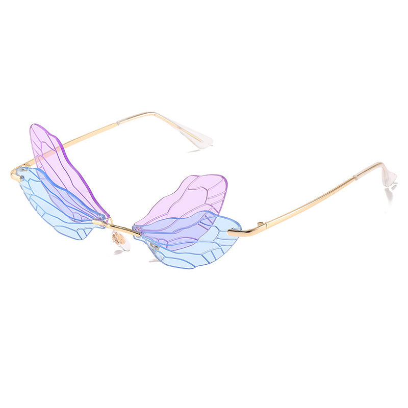 Dragonfly Rimless Glasses NK2006