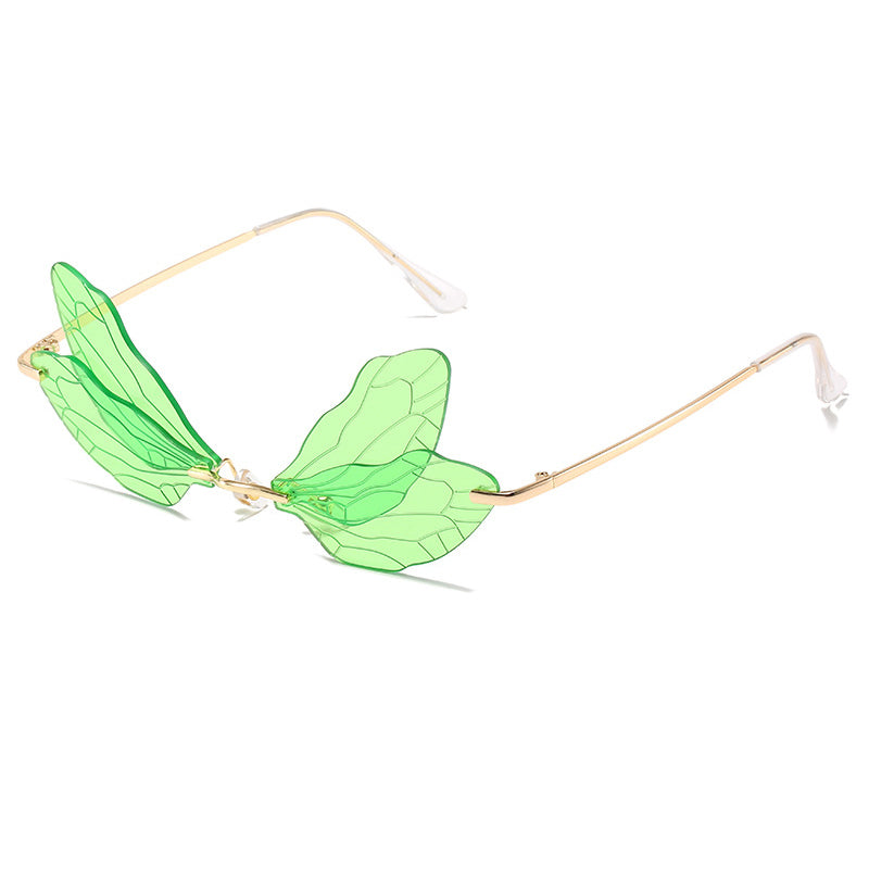 Dragonfly Rimless Glasses NK2006