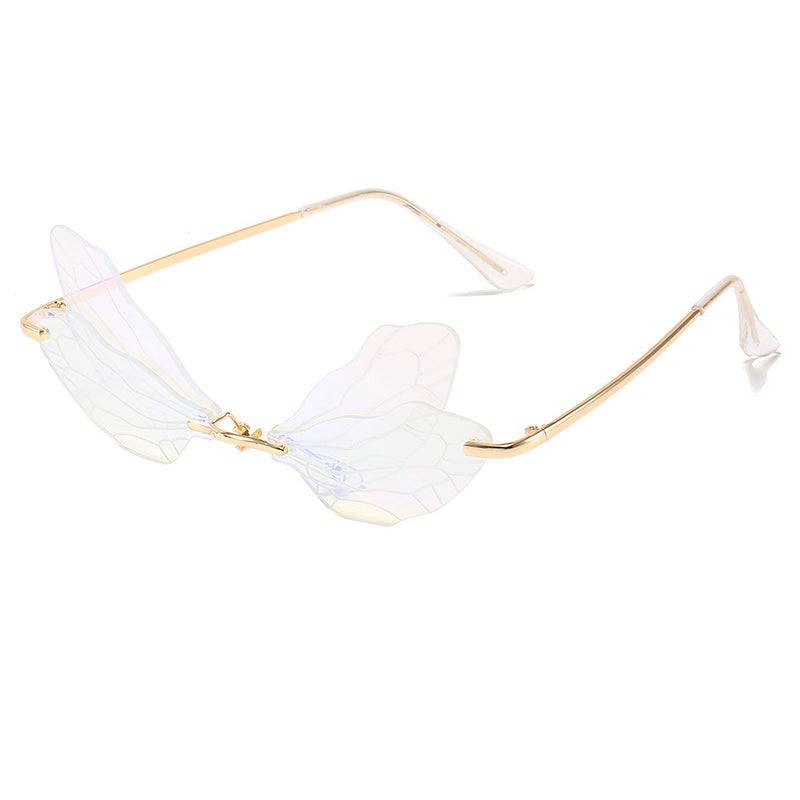 Dragonfly Rimless Glasses NK2006