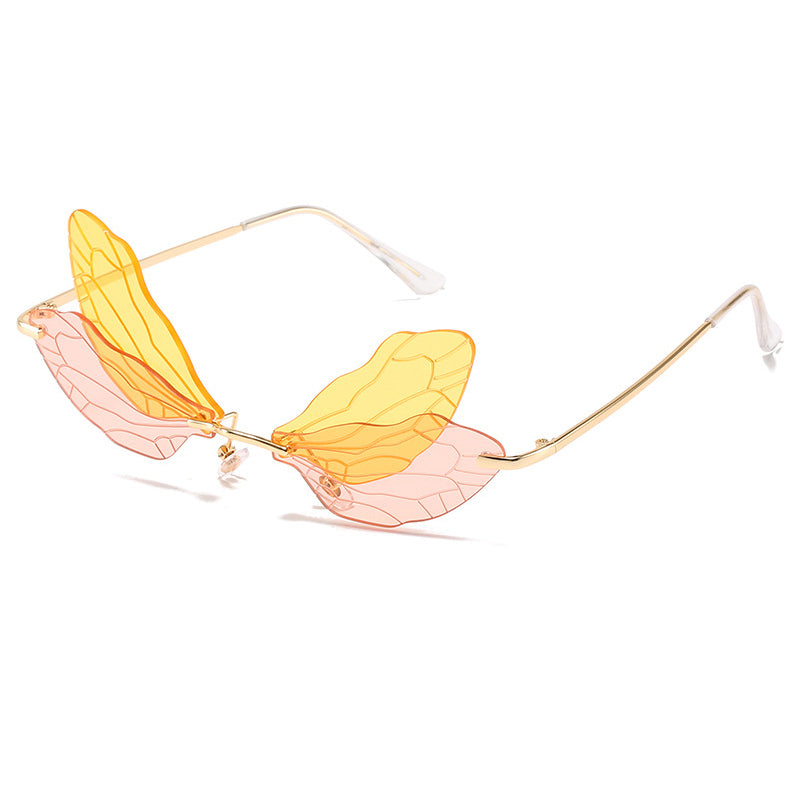 Dragonfly Rimless Glasses NK2006