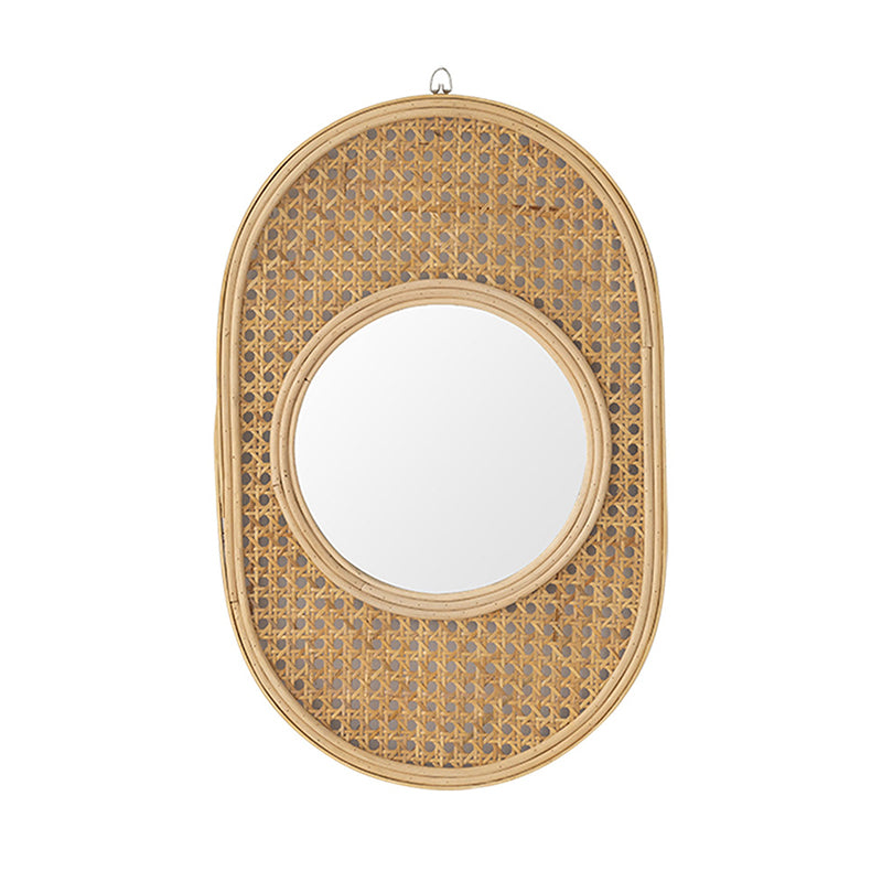 Easthelm Rattan Mirror