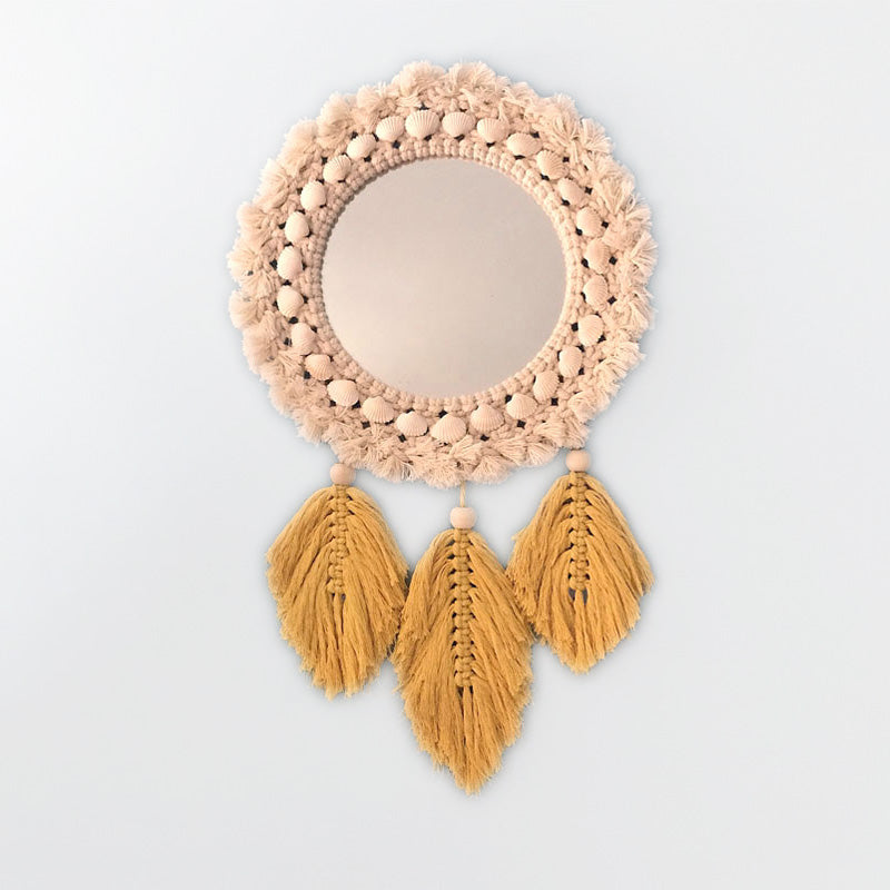 Etz Chaim Macrame Mirror