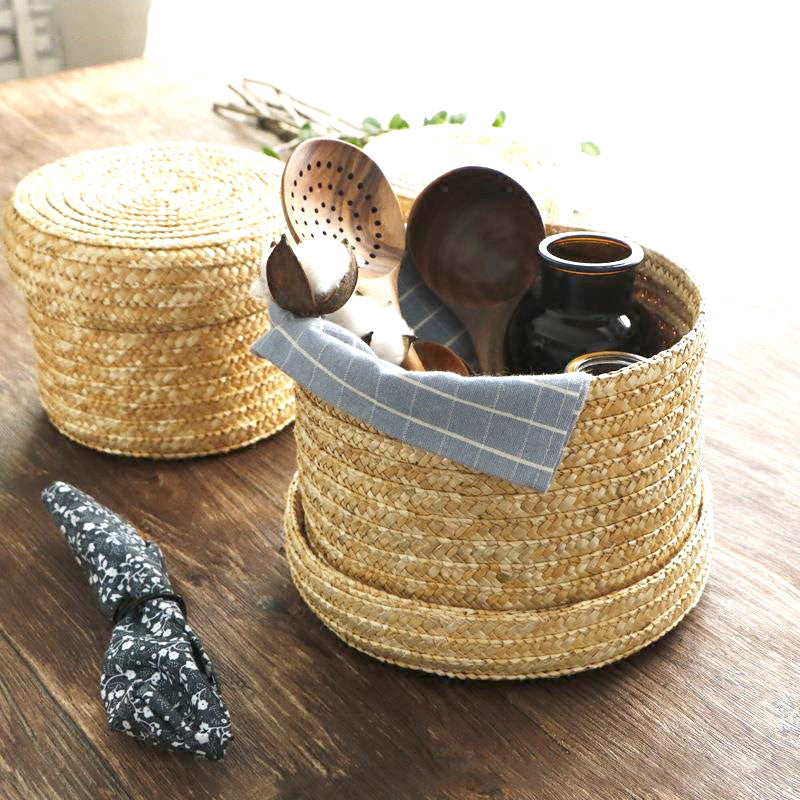 Fern Lidded Baskets