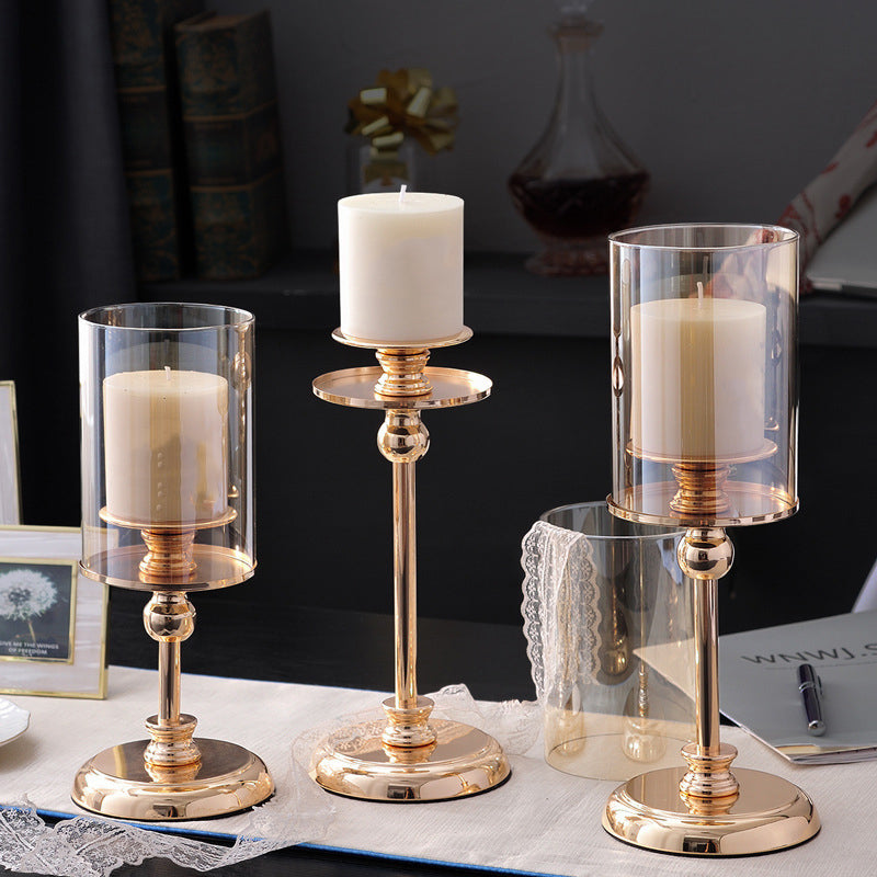 Fexmon Golden Candle Holder