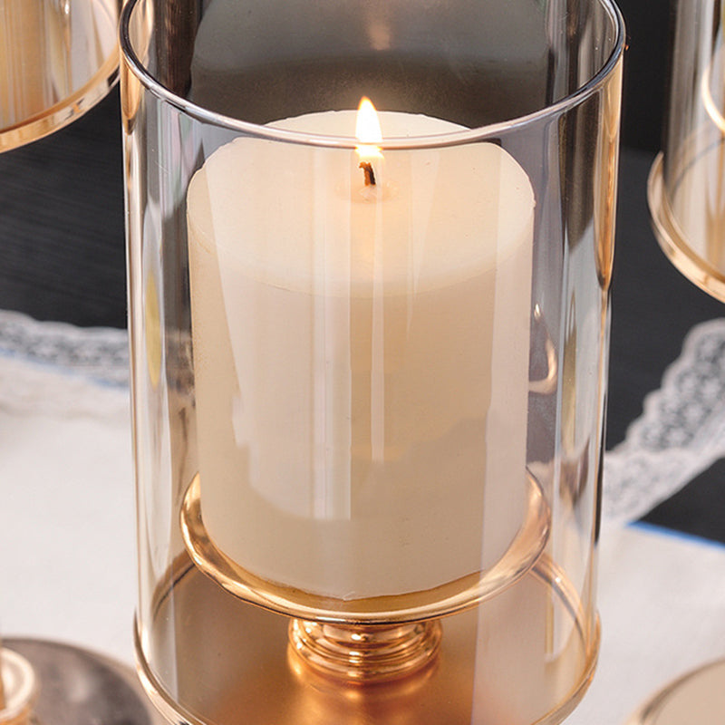 Fexmon Golden Candle Holder