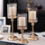 Fexmon Golden Candle Holder