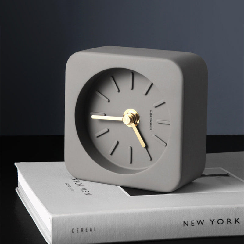 Geekcook Nordic Cement Clock | Nordic industrial style concrete clock ...