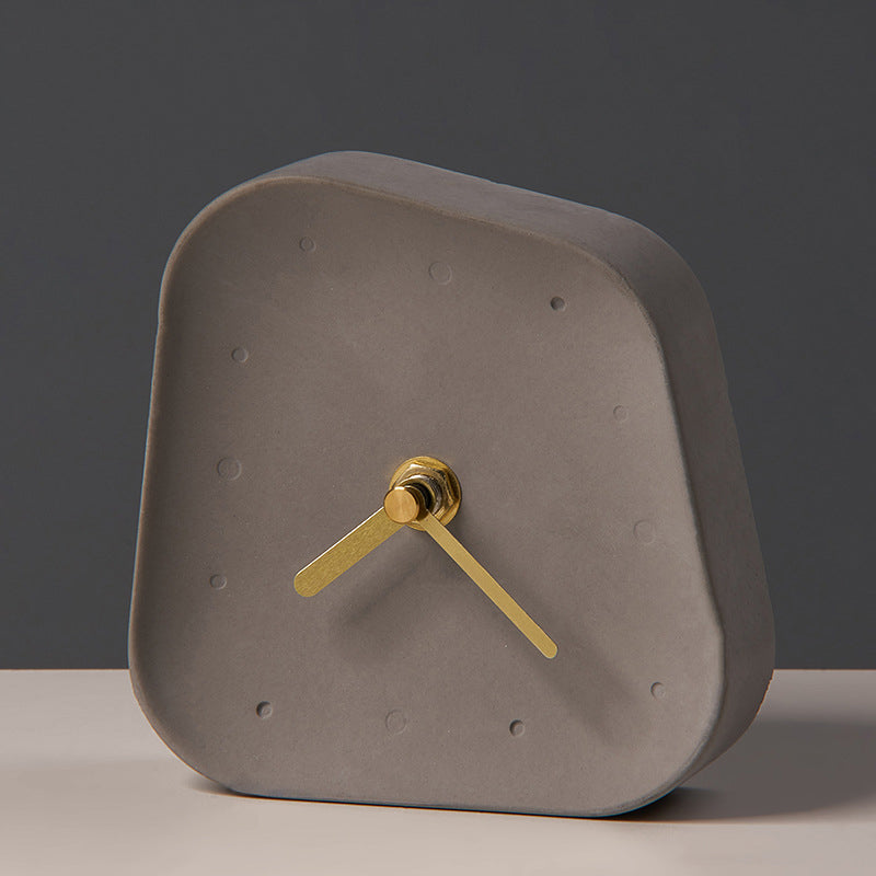 Bodil Terra Cement Clock